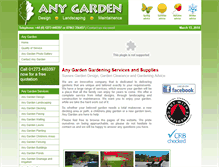 Tablet Screenshot of anygarden.com